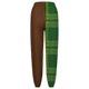 thumbnail image 3 of Gibobby pantalones de vestir mujer Pantalones de chándal de mujer sueltos con bolsillos Pantalones casuales con estampado de cuadros irregulares verdes (Marrón, M), 3 of 4