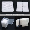 thumbnail image 2 of 400pcs / 2 cajas Extensión de la pestaña Pegamento Pegamento Pegamento Removedor de residuos Limpieza Pad, 2 of 5