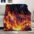thumbnail image 4 of Lightning Bolt Blanket - Lightning Bolt Throw Blanket Lightning Bolt Gift Blanket for Girls Lightning Blanket for Adults Kids Lightning Fleece Blanket Camping, 60" x 50", 4 of 6
