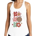 thumbnail image 2 of Daisy Ho Ho Ho Tank Top Fitted Racerback Women's Large White, 2 of 5
