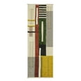 thumbnail image 2 of Casavani Green Hand Tufted Work Cotton Dhurrie Hallway Stair Runner Rug Outdoor Rug 4x15 feet, 2 of 7