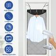 thumbnail image 3 of Over The Door Press Pad with Steamer Glove Heat-resistant Over the Door Steamer Pad Vertical Over the Door Ironing Mat Portable Over Door Clothes Steamer Pad for Clothes Home Travel 45.27×18.89in, 3 of 9