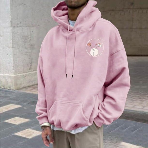Sudadera con capucha para hombre, sudadera con capucha con letras estampadas, jersey de manga larga, sudadera con capucha para hombre, abrigo de poliéster