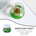 thumbnail image 4 of Ornements de Mini Bol à Poisson pour Maison, Mini Bocal à Poisson en Verre Miniature et Décorations de Mini Poissons, 4 of 5