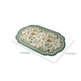 thumbnail image 3 of Fmbmuo Flat Pile Bathroom Rugs Water Resistant Oval Modern Bathroom Rugs 15.8x23.6in Silica gel B, 3 of 5