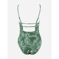thumbnail image 6 of Women Swimsuit One Piece Bathing Suit Square Neck Cutout Back Tummy Control with Adjustable Spaghetti Straps, 6 of 6