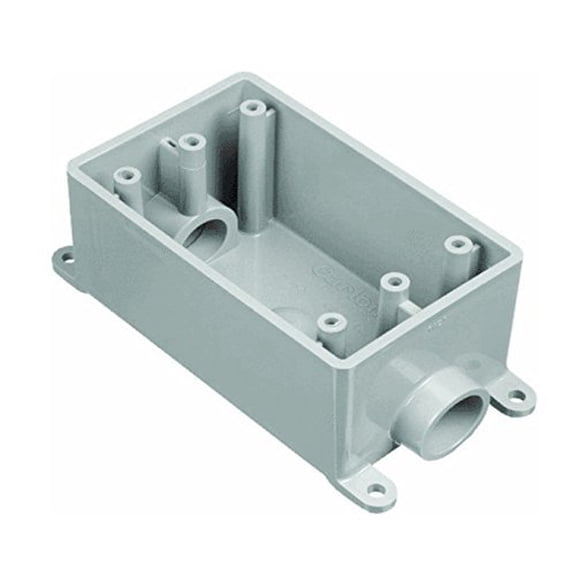 Thomas & Betts PVC Electrical Box - 3/4" FSC 1G - Multicolor