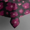 thumbnail image 5 of Pioneer Flower Floral Print Pattern Square Tablecloth,Waterproof Square Table Cover,Wipeable Spillproof Washable Table Cover for Home Kitchen Party Decor 52"x52"(132x132cm), 5 of 6