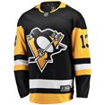 thumbnail image 2 of Men's Fanatics Vinnie Hinostroza Black Pittsburgh Penguins Home Breakaway Jersey, 2 of 3