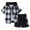 Black, variant on Pimfylm Toddler Outfits For Boys Toddler Boy Short-Sleeved T-Shirt And Shorts Set Light And Soft Printed Clothing Set Black,Size for 4-5 Years