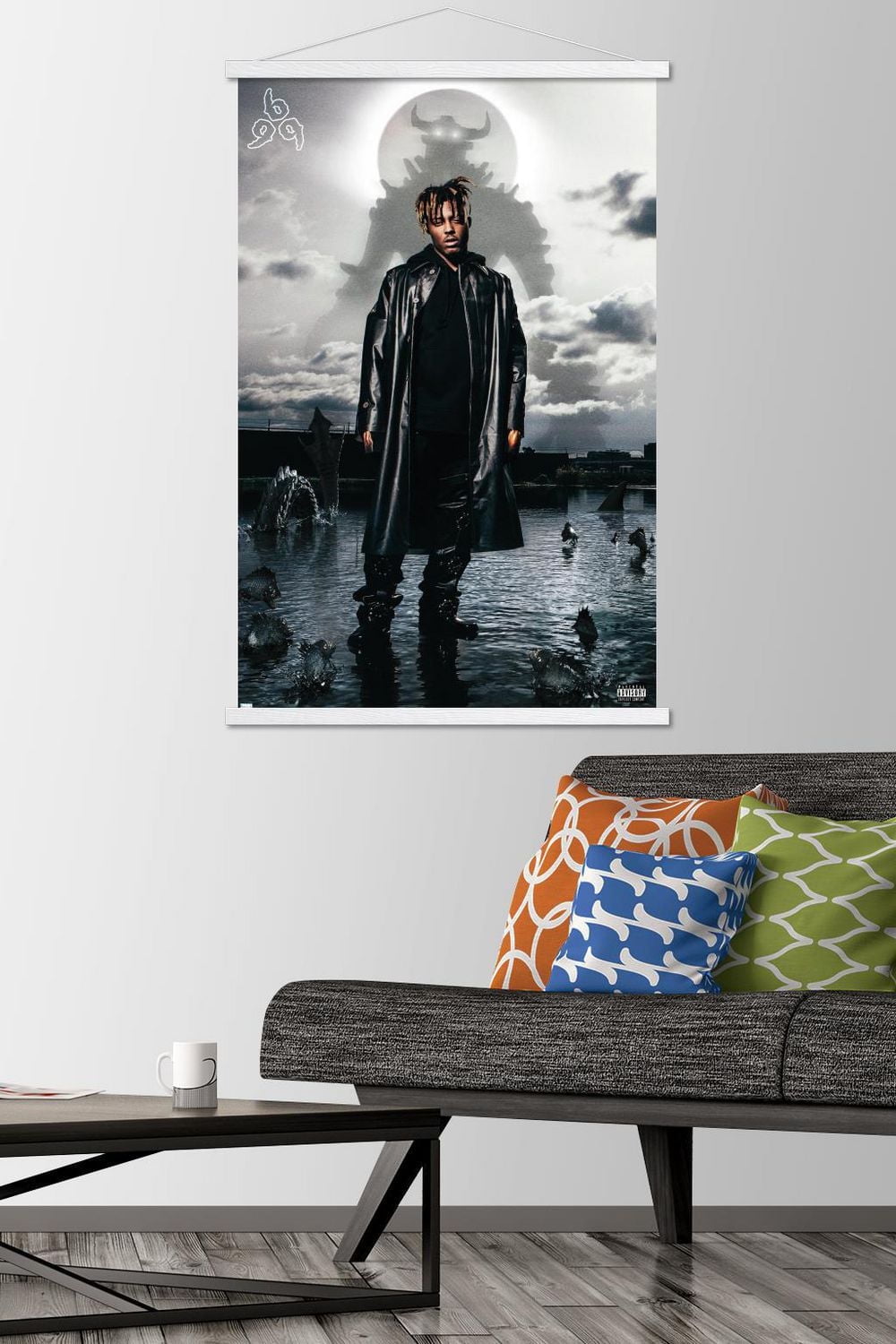 Juice WRLD - Fighting Demons Album Cover Wall Poster, 22.375" x 34"