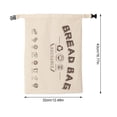 thumbnail image 4 of Sourdough Bread Bag, 16.77 x 12.48 in, Food-Grade TPU & Cotton, Breathable Fermentation Cover, Keeps Homemade Bread Fresh & Tasty, 4 of 9