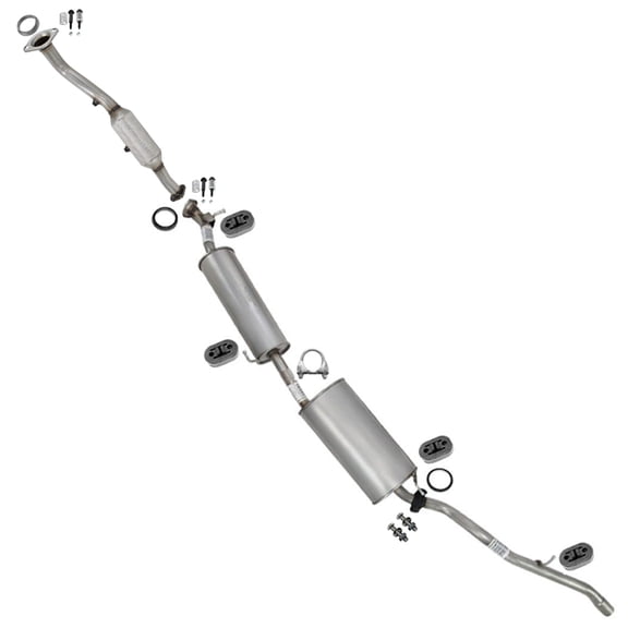 Northeastern Exhaust | Stainless Steel Complete Exhaust System Kit Fits 2003–2011 Honda Element 2.4L | Direct-Fit Replacement