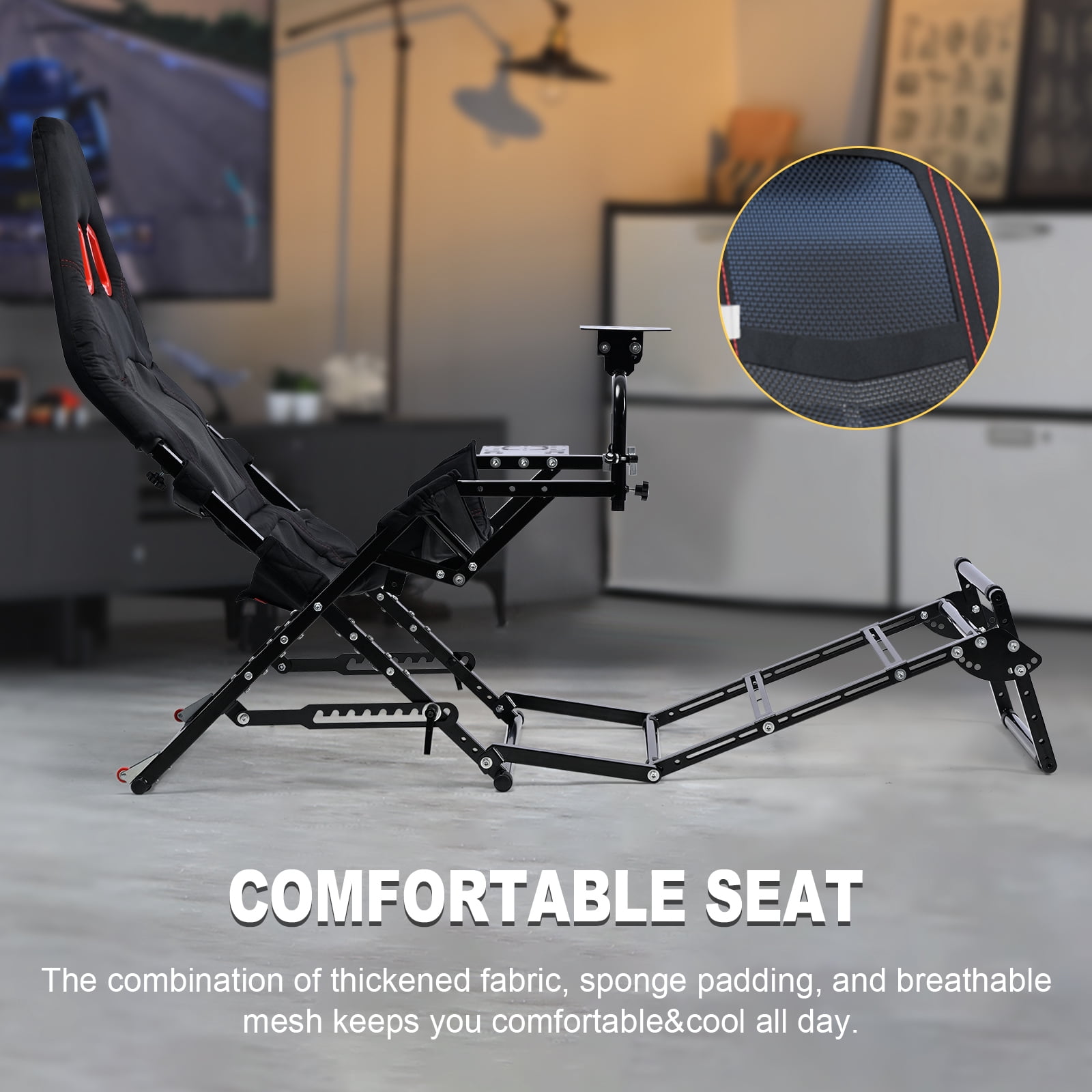 Marada Foldable Racing Sim Marada Foldable Racing Simulator Cockpit Wheel Stand Philippines | Ubuy