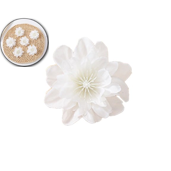 Silk Simulation Flower Heads, Handmade DIY Fake Flower Material, Cloth Decoration for Wedding Party Home Use
