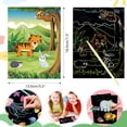 thumbnail image 2 of Set de arte KSIWRE para niños con 3 bolígrafos para rascar, 2 of 6