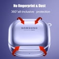 thumbnail image 2 of Funda para Samsung Galaxy Buds 2 pro live 2pro Clear Hard PC funda protectora transparente para auriculares para Samsung Buds live 2 2pro funda Tan Jianjun  unisex, 2 of 2