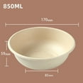 thumbnail image 3 of CSChome Party Serving Bowls Disposable Bowls Food Grade Eco-friendly Camping Dinnerware Kit, 3 of 7
