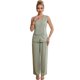 thumbnail image 1 of Conjunto 2 Piezas Elegante, Chaleco Abotonado y Pantalón de Pierna Ancha, Look Moderno para Mujer, 1 of 5