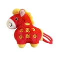 thumbnail image 2 of 2026 Year of The Horse Chinese New Year Ornaments Cute Mascot Home Decor Gifts Blessing Pendant Ornament for Car Bag Holiday,Cute Horse Plush, Blessing Pendant Ornament, Cute Chinese Decor,RED, 2 of 4