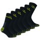 thumbnail image 1 of Diadora Calcetines de Trabajo Unisex, Paquete de 6 - Calcetines Deportivos, Algodón, Logotipo, color sólido Negro 39-42, 1 of 2
