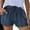 Blue, variant on Cyber_Monday Deals USSUMA Women's Comfy Drawstring Color Casual Elastic Waist Pocket Shorts Pants up to 50% off Khaki L