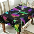 thumbnail image 4 of GZHJMY Mushroom Tablecloth, Rectangle Waterproof Washable Polyester Table Cover for Picnic Dinner Holiday Party Decor, 54 x 54 Inch, 4 of 7