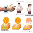 thumbnail image 3 of Wristband, Ultrasonic Bracelets, Titanium Wristband, Ultrasonic Fat Blasting and Detoxing Wristband Pink+White, 3 of 17