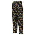 thumbnail image 2 of Men's Concepts Sport  Black Boston Bruins All Over Print Knit Pants, 2 of 3