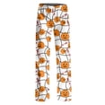thumbnail image 5 of Satingcolo Halloween Pajama Pants Women Cute Funny Pumpkin Print Pajamas Casual Elastic Waist Palazzo Pants Fall Sleepwear, 5 of 5