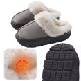 thumbnail image 3 of Casa Zapatos Plataforma para Mujer Forro Polar Piel Viscoelástica Invierno Cálido Interiores Y Exteriores, 3 of 8