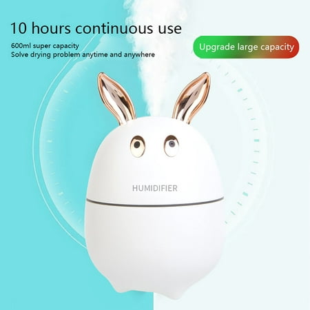 

Banghong Humidifiers For Bedroom Vaporizer Portable Humidifier 600 Ml Cool Mist Humidifier With Night Light -New