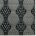 thumbnail image 2 of Milan Mylon Rug Black Turquoise 5x7.7 Abstract Pattern 100% Polypropylene, 2 of 2