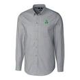 thumbnail image 2 of Men's Cutter & Buck Charcoal Marshall Thundering Herd Vault Stretch Oxford Long Sleeve Button-Down Shirt, 2 of 3