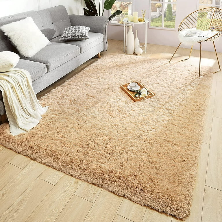 Softlife Rug for Bedroom 4x5.3 Feet Area Rug for Living Room Super