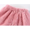thumbnail image 6 of CAIVO Girls Solid Color Loungewear Fall Winter Hooded Cozy Pajama Sets Toddler Kids 2 Piece Long Sleeve Tops Pants, 6 of 9