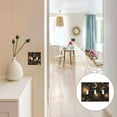 thumbnail image 7 of Yayeee Toggle Light Switch Wall Plate 2-Gang 4.56"x4.48" Decorative Outlet Cover, Sun Moon and Stars Pattern, 7 of 7