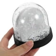 thumbnail image 4 of DIY Photo Display Snow Globe for Decoration Silver Plastic 1 Piece, 4 of 9