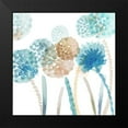 thumbnail image 2 of Kouta, Flora 20x20 Black Modern Framed Museum Art Print Titled - Blue Harmony III, 2 of 5