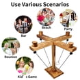 thumbnail image 4 of Gancho de madera Ring Toss Game Mohjeke para anillas para exteriores e interiores, 4 of 6