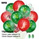 thumbnail image 3 of 10 piezas 15 piezas de globos navideños de látex, Papá Noel, alce, árbol de Navidad, globos para fiesta de Navidad, decoración navideña para el hogar, 3 of 5
