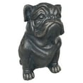 thumbnail image 5 of Sitting Bulldog Garden Resin Statue 16" - Cement-Look, 5 of 5