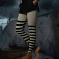 thumbnail image 6 of Elvqul Womens Plus Size Leggings Halloween Athletic Pants Khaki Winter Stretch Leggings Pants for Ladies Striped, 6 of 9