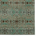 thumbnail image 3 of Linon Home Décor Elegance Area Rug Collection, Turquoise and Brown, 2' x 3', 3 of 3