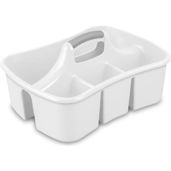 Sterilite 15888006 Divided Ultra Caddy, White