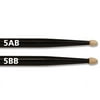 Vic Firth American Classic Black 5B Wood Tip Drumsticks
