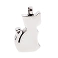 thumbnail image 2 of lionlar DIY Bijoux Accessoires Pendentif en Acier Inoxydable en Forme de Chat pour Collier Bracelet, 2 of 9