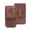 Brown, variant on Venoro Vertical Cell Phone Pouch Case Waist Holster with Belt Clip Loop Leather Holder