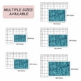 thumbnail image 6 of Teal Green Ocean Waves Outdoor Rug 3x5 Ft, Non Slip Washable Area Rug, Summer Sea Pool Patio Rugs Carpet Runner, Large Floor Mat for Indoor/Outdoor Deck Porch Camping, 6 of 8