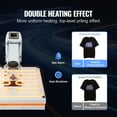 thumbnail image 2 of KFFKFF Heat Press Machine for T-Shirts, Quick Heating, Digital Industrial Sublimation Printer for Heat Transfer Vinyl, High-Pressure 15x15 Heat Press, User-Friendly, White, 2 of 8